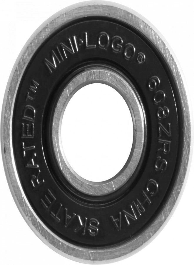 Mini Logo Skateboard Bearings Series 3 8mm 8 Pack - Image 2